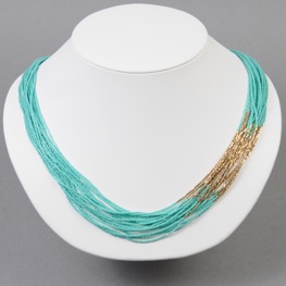 Delica Bead Multi Strand Necklace